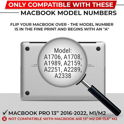 SightPro Magnetic Privacy Screen for MacBook Pro 13 Inch (2016, 2017, 2018, 2019, 2020, 2021, 2022, M1, M2) Patented Removable Laptop Privacy Filter Shield and Protector