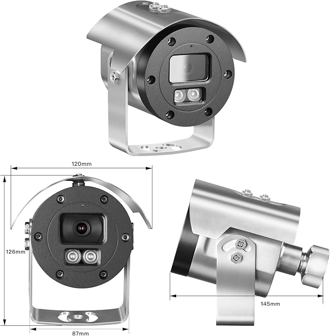 304 Explosion-Proof Camera | ATEX Certified Industrial CCTV | 5MP HD Security for Hazardous Areas GA-EX3FI-M5S