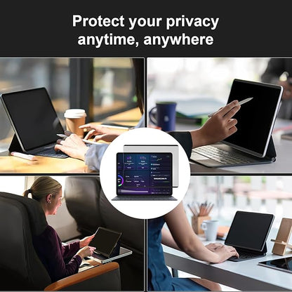 IPROKKO Magnetic Privacy Screen Protector Compatible With iPad 9th 8th 7th Generation 10.2 Inch (2021/2020/2019)& iPad Air 3th & iPad Pro 10.5", Removable Anti Glare Blue Light Spy Filter Private Black Security Cover