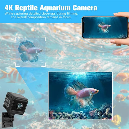 Spy Camera Hidden Camera, 4K Mini Cameras with Motion Detection, for Nanny Cam Wireless Surveillance for Indoor Home and Office Black