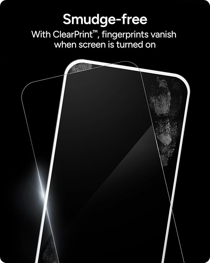 ZAGG Glass Elite Privacy iPhone 15 Screen Protector - 5X Stronger with Reinforced Edges, 2-Way Privacy Filter, Scratch & Smudge-Resistant Surface, InvisibleShield, Easy to Install