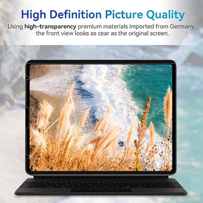 Magnetic Privacy Screen Protector Compatible with iPad Air 11 Inch (2024-2026, M2/M3/M4), Removable Anti Blue Light Glare Spy Filter, High Sensitive Bubble-Free Black Security Private Shield
