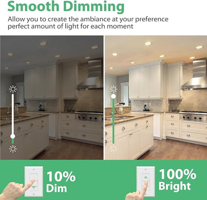 DEGNJU 18 Pack BR30 LED Recessed Light Bulb, Dimmable Indoor Flood Light Bulbs CRI80 7W Equivalent 65W 2700K Soft White 650 Lumens, 15000 Lifetime Hours E26 Base LED Can Light Bulb, Flicker-Free