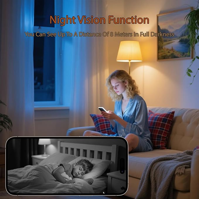 2026 5G 4K Mini Camera WiFi Indoor Home HD Micro Wireless Security Camera, Small Nanny Cam Pet Baby Outdoor Cameras, 100 Days Battery Life 150 angle Night Vision Motion Detection Cloud & SD Storage