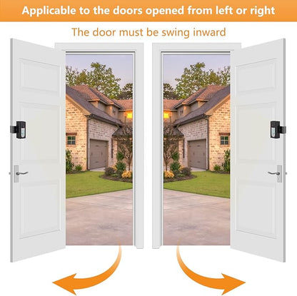 QIBOX Anti-Theft Video Doorbell Mount Compatible with Video Doorbell 4/3/3 Plus/2/1/(2020 Release), Adjustable No-Drill Mounting Bracket Wedge Adapter Holder Accessories for Home Rentals Office Room
