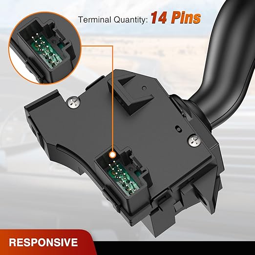 Nilight Turn Signal Switch Compatible with 2007 2008 2009 2010 2011 2012 2013 2014 Ford Expedition 2007-2014 Lincoln Navigator Multifunction Combination Lever Switches