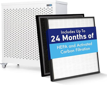 Smart Air (aka Smart Health) Blast Mini Genuine Replacement Carbon Filter – VOC & Odor Filtration, Works with True H13 HEPA for Smoke, Chemicals & Household Gases