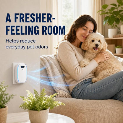Plug In Air Purifier 4 Pack, Negative Ion Air Ionizers for Home, Quiet Filterless Air Freshener Plug In and Odor Eliminator for Bedroom, Bathroom, Kitchen, Office, Pet Odor and Smoke
