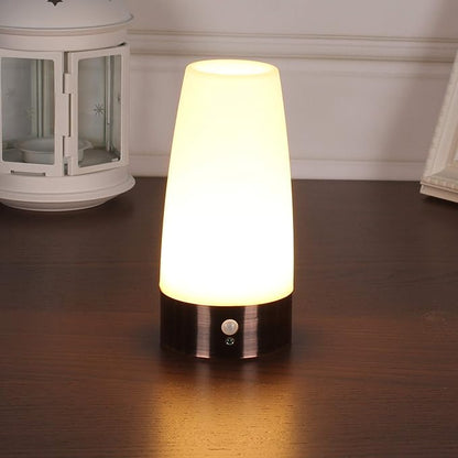 WRalwaysLX Retro LED Night Light for Home,Small Lamp with Wireless PIR LED Motion Sensor Indoor/Outdoor,Battery Operated Lamp for Bedroom,Hallway,Kitchen