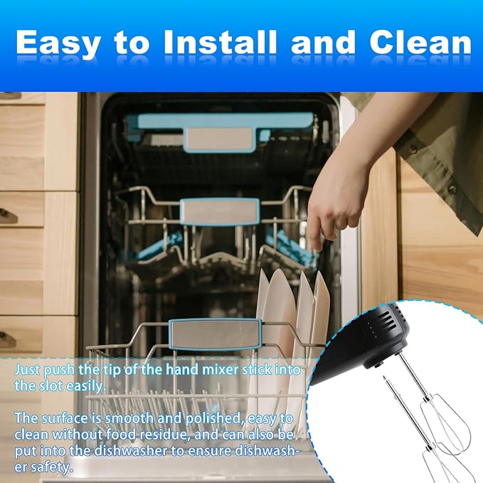 2pcs Hand Mixer Beaters Attachments Compatible with MX600B MX3200B MX1500W | Hand Mixer Beaters Attachments Compatible with MX Series Electric Hand Mixers for Cooking and Baking