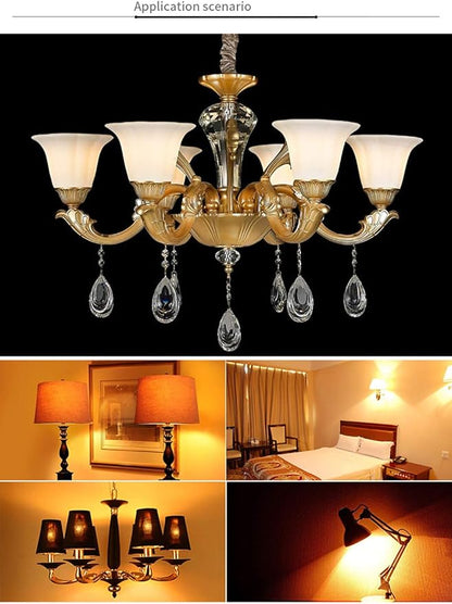 BA15D Led Bulbs 8W Dimmable 110V,Ba15d Double Contact Bayonet Base,Soft Warm White 3000K,75W JD Type T3/T4 Halogen Equivalent Replaces for Pendants Ceiling Fans Sewing Machine Light(2-Pack)
