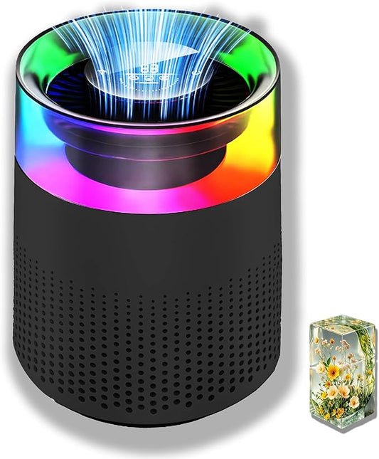 Epoxy Resin Air Purifier with H13 True HEPA Filter, Element Purifier, Night Light Mode, Air Filtration System for Resin Molding & Casting, Portable Epoxy Tools Accessories Supplies
