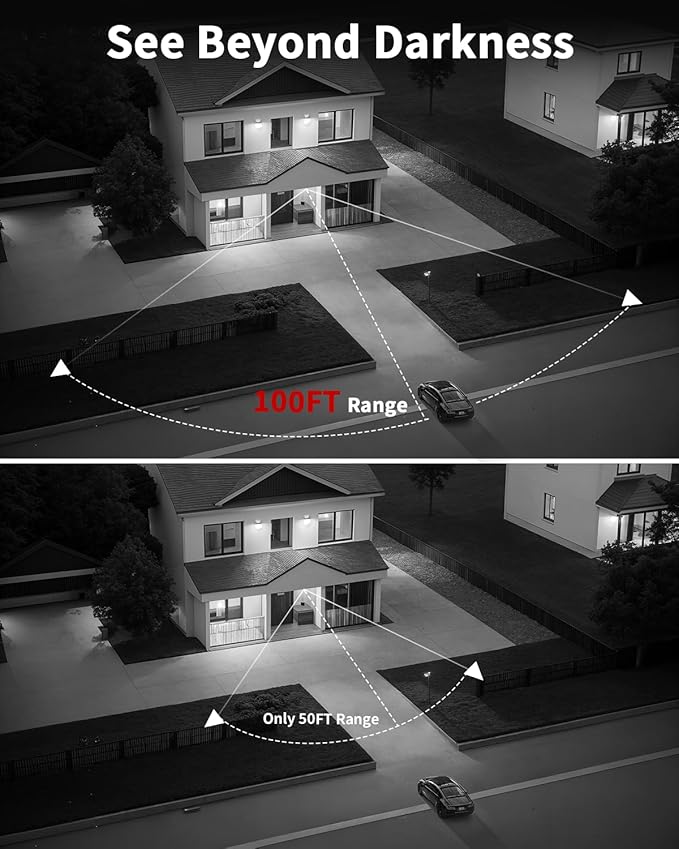 《4K Ultra HD & All-in-One Monitor》Wired Outdoor Security Camera System, POE Cameras for Home Security, NVR Video Surveillance Systems with Motion Detection