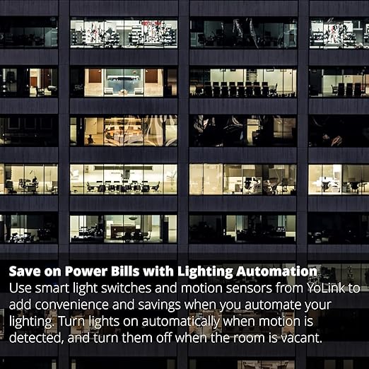YoLink Smart Dimmer Switch, Alexa, Google, IFTTT Integration, Neutral Wire & YoLink Hub is Required