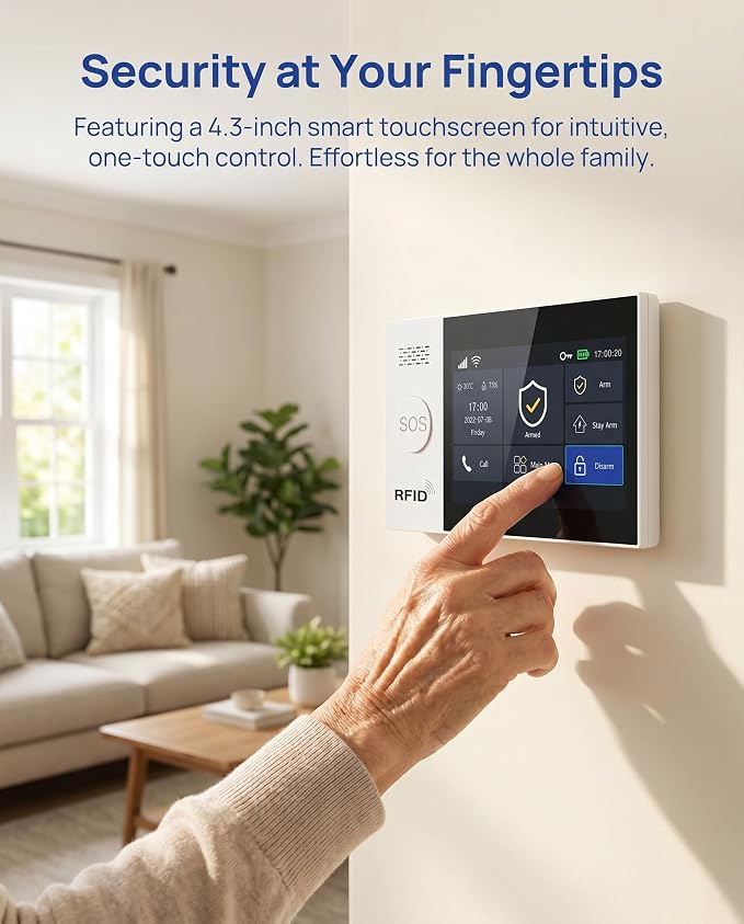 Home Security Systems Alarm System for Home Security GSM/4G+WiFi