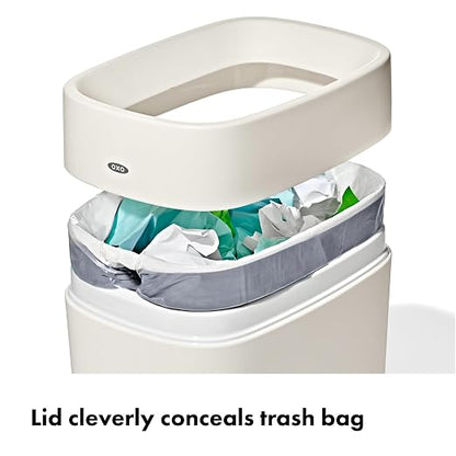 OXO Good Grips Bathroom Trash Can, Black