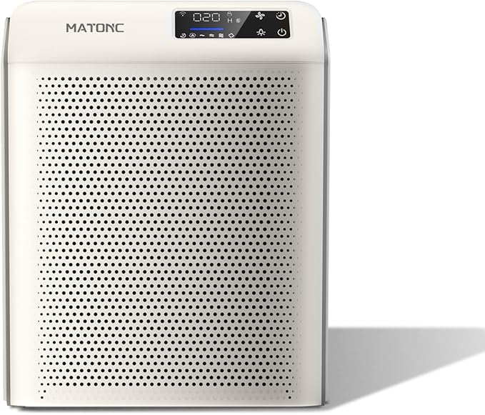 Smart Air Purifiers for Home up 3500 ft², with App Control, Sleep & Auto Mode, PM2.5 Display Air Quality, HEPA Air Purifier for Bedroom Large Room