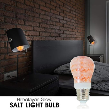 WBM Care Smart E26 Led Light Bulb 7 Watt Himalayan Salt Bulb 30000 hrs Life Dimmable Led Light Bulb Pack of Pink, Unflavored, 4 Count