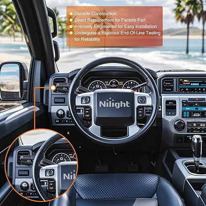 Nilight Turn Signal Switch Compatible with 1997 1998 Ford F150 F250 1997 F350 1999-2004 F250 F350 Super Duty 1997-1998 E150 E250 E350 Econoline Multifunction Combination Lever Switches