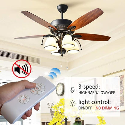 Humpptom Universal Ceiling Fan Remote Control Kit - Compatible with Harbor Breeze, Hampton Bay & More