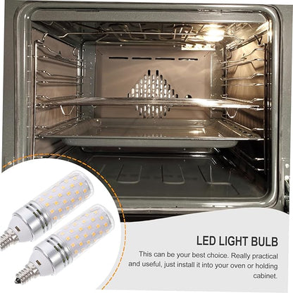 STOBOK E12 Base Smart Led Light Bulbs Replacement for Home Lighting Saving Flicker Free Inch Ideal for Bedroom and Living Room 2-Pack