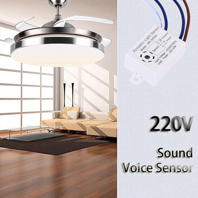 LED Light Automatic Sound Sensor Switch 220V Lamp Voice Control Smart Auto On Off Module Detector For LED Downlights/Lamp