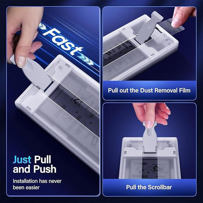 X-it for Samsung Galaxy S23 Ultra/S22 Ultra Screen Protector Privacy [Auto Alignment/Dust Removal],Bubble-Free,[100% Ultrasonic Fingerprint ID] Easy Installation Full Coverage Anti-Spy [Non-Glass] 2 Packs