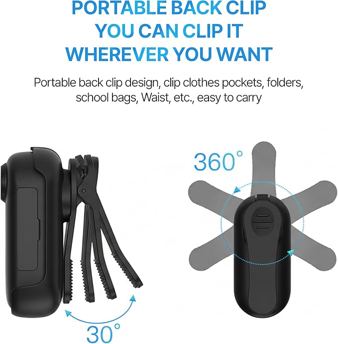 Eggcam 4K Ultra HD Body Camera No SD Card Spy Camera Body, Action, Body Cam, Vlog, POV Small Cameras, Sports Motorcycle Portable Pocket Helmet Wearable Action Clip cam