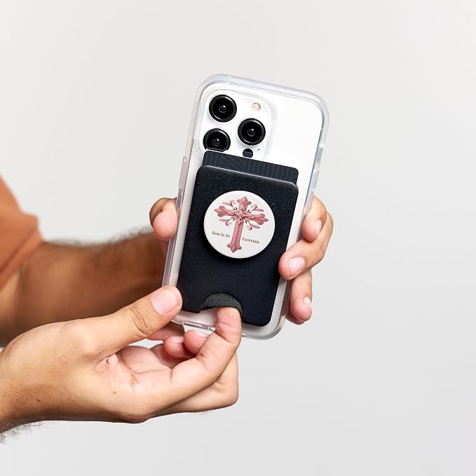 Elegant Cross Phone Stand Grip For Smart Phone And Tablets PopSockets PopWallet for MagSafe