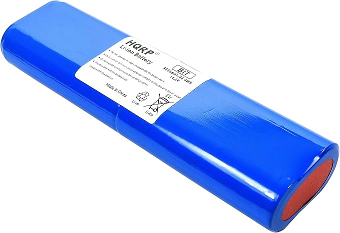 HQRP Battery Compatible with Bissell 1607381 SmartClean Robot Series 16051 1605 16052 16058 16059 1605A 1605R 1605W 1605C, 2142, 1974 19745 DIGIPRO Robotic Vacuum 14.8V 3000mAh