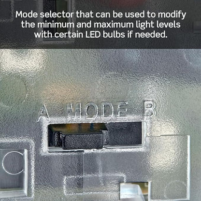 Leviton Decora Slide Dimmer Switch Antimicrobial Treated for Dimmable LED, Halogen and Incandescent Bulbs, DSL06-2AW, White