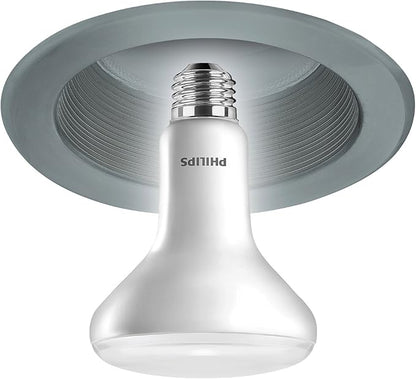 Philips LED Dimmable BR30 Soft White Light Bulb with Warm Glow Effect 650-Lumen, 2700-2200-Kelvin, 9-Watt (65-Watt Equivalent), E26 Base, Frosted, 1-Pack