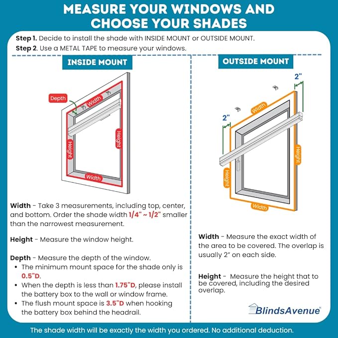 BlindsAvenue Simply Motorized Cellular Shades with Remote Control, Automatic Electric Cordless Wireless Blinds for Indoor Window, Blackout Blind, Color: White, Size: 44.5" W x 48" L
