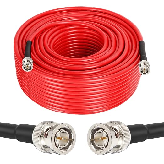 XRDS -RF SDI Cable 150FT, BNC Digital Video Cable 75 Ohm RG59 BNC Male Cables for 4K 1080P 3G/6G HD SDI Camera Monitor Recorder