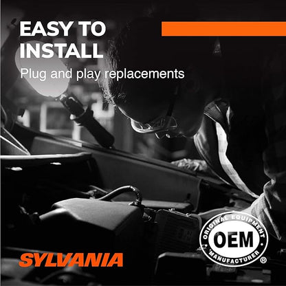 SYLVANIA - 7528 LED White Mini Bulb - Bright LED Bulb, Ideal for Daytime Running Lights (DRL) and Back-Up/Reverse Lights (Contains 2 Bulbs)