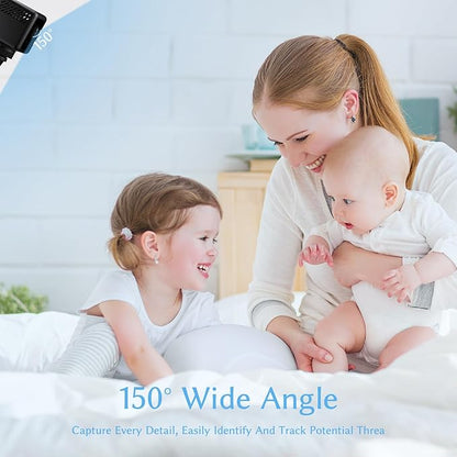 Mini Camera 4K HD Small Security Camera, Tiny Portable Camera, Covert Nanny Cam, Indoor Home Office Security Cameras, Night Vision, Motion Detection