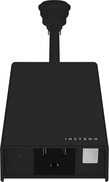 Insteon Smart Outdoor On/Off Plug-in Module, 1800W, 3-Pin, 2634-222 - Indoor or Outdoor Use, Tested for Rain and Ice - Requires Insteon Hub for Voice Control with Amazon Alexa and Google Assistant