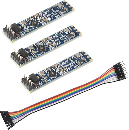 3pcs LD2410B Human Presence Radar Module with Pins Bluetooth HLK-LD2410 LD2410 Human Radar Sensor Board with 10Pin 20CM Cable