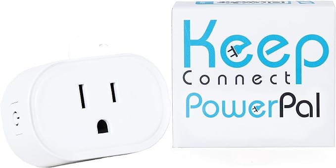 Power Pal Power Monitoring Device. Smart Plug with Power Outage Notifications via Text or Email. Monitors Power Within The Location, with or Without Connected Devices