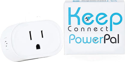 Power Pal Power Monitoring Device. Smart Plug with Power Outage Notifications via Text or Email. Monitors Power Within The Location, with or Without Connected Devices
