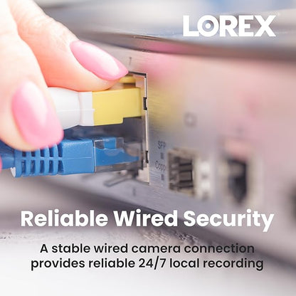 Lorex Classic 4K+ PoE Dome Camera | 12MP | IP Add-on Camera (No Cable) | Color Night Vision | Person & Vehicle Detection | 2-Way Talk | Metal Housing | IP67 Weatherproof | Requires a Recorder