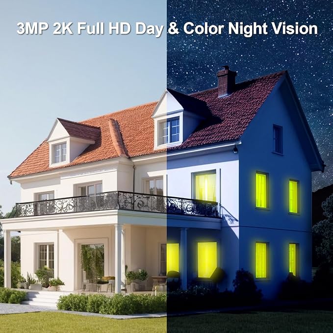 SeeVision 4G LTE Cellular Security Camera, No WiFi with Built in SIM Card, Solar Security Cameras Wireless Outdoor Featuring 3MP 2K HD, PIR Motion Detection, Color Night Vision, 2-Way Talk