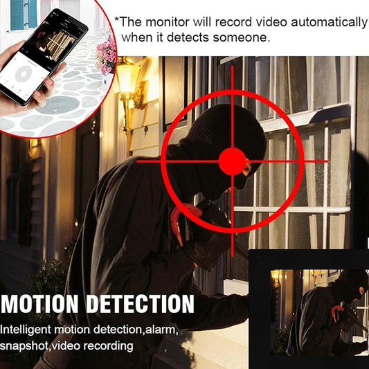 ANJIELO SMART Wireless Video Intercom System Wired 7 Inch Touch Monitor for Home Residencial RFID Card Access 1080P Doorbell Camera Tuya Video Intercoms for Apartment