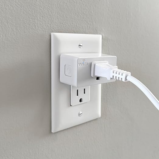 Luvoni Smart WiFi Outlet Adapter, Smart Plug Works with Google Home/Alexa, App Control, Timer & Countdown Functions 2.4 GHz WiFi, 2-Pack, by Maxxima