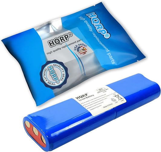 HQRP Battery Compatible with Bissell 1607381 SmartClean Robot Series 16051 1605 16052 16058 16059 1605A 1605R 1605W 1605C, 2142, 1974 19745 DIGIPRO Robotic Vacuum 14.8V 3000mAh