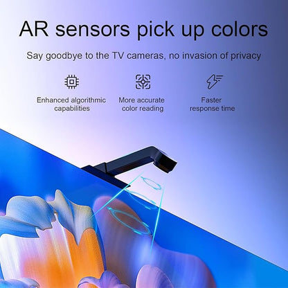 Llumtang TV Backlight for 65-70 inch TVs | Color-Sync Technology | Multi-Color LED RGBMC Lights | Wi-Fi | App Controlled | AI Sync Sensor | Immersive Viewing Experience | Ambient Light