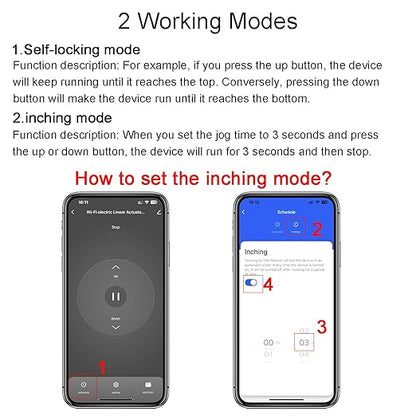 DC7-32V WiFi Smart Linear Actuator Motor Controller, Forward and Reverse Relay, Smart Life APP / RF433Mhz 328FT Remote Control, Compatible with Alexa, Google Home, Siri