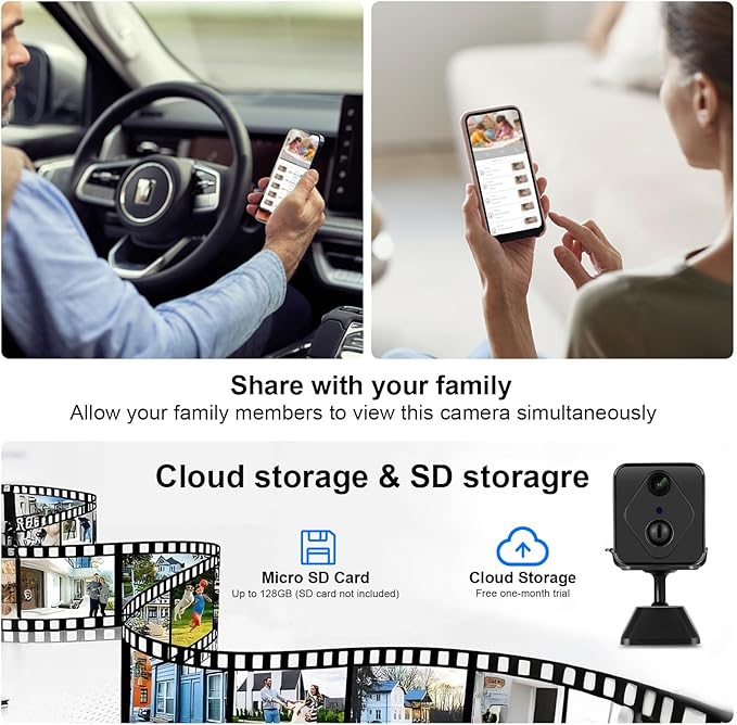 4G Surveillance Camera, Security Camera, 2K HD Indoor/Outdoor Security Camera, HD Night Vision, AI Motion Detection