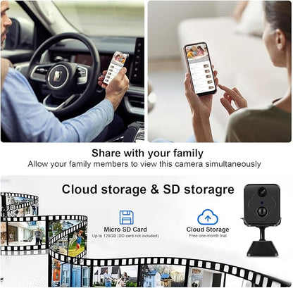 4G Surveillance Camera, Security Camera, 2K HD Indoor/Outdoor Security Camera, HD Night Vision, AI Motion Detection