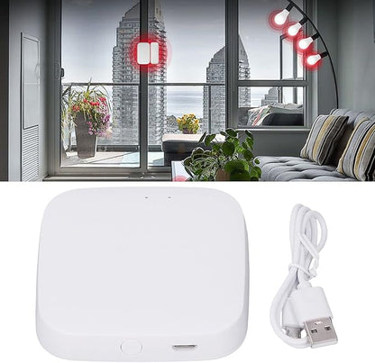TOPINCN Gateway Keyless Entry Door Lock Remote Control Lock App Smart Door Lock Bridge Bluetooth Gateway Hub for ZigBee